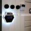 2020 USB Charging rechargeable  Led Decoration Design night lighting Mirror Alarm Clock