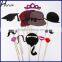 Fanny Photo Booth Props 76PCS DIY Kit for Wedding Birthdays Graduate Party Travel PFB0020