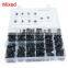 Hot Sale 280pcs/set Black Plastic Mixed Auto Fastener Vehicle Car Bumper Retainer Rivets Clips