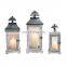 Garden And Home Decorative Wood Frame And Glass Panels Rustic Wooden Candle Lantern Wood Lantern Decoration For Home