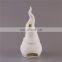 unpainted white Santa Claus ceramic Christmas decoration ornament