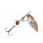 Wobbler  Hard Lures spoon metal fishing spinners trout lure with Swimbait Hooks