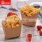 Custom design paper food chips boxes and french fries packaging