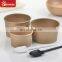 Custom logo 100% biodegradable kraft ice cream container
