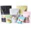 In stock Plastic Food Packaging Pouches Bag Resealable Zip lock Storage Stand Up Pouch Bags Matte Color Maple Leaf  With Window
