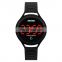 SKMEI 1230 LED Touch Watch for Women Man Touch Screen LED Display PU Strap Fashion Casual Wrist Watches