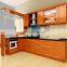 Melamine pre manufactured simple kitchen cabinet design sample