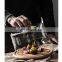 Wooden Tier Home Use Dessert Crystal Tray 2021 Set Round Glass Wedding Stand Cake