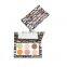 Popular wholesale magnetic single layer flip top makeup palette best for eyeshadows holder
