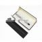 Luxury Custom Logo Foldable Plain Black Velvet Cardboard Paper Gift Ball Pen Pencil Packaging Box