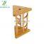Hot selling bamboo revolving spice rack 16 jar home kitchen tabletop storage 4 tier