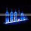 acrylic led wine rack supermarket wine rack display