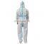 Micro-porous Heat Sealing Taped Hazmat-suit Coverall Disposable for Asbestos Removal