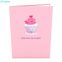 Love Cupcake 3D Folding Card Best Price Perfect Gift Card for Kids on Valentine’s Day