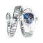 MissFox 2809 Iced Out Watch for women Luxury Brand Blue Dial Fashion quartz watches women
