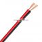 300V 2C 0.5Mm2 Flat Non Sheathed Flexible Cord Red And Black 2 Wire Audio Video Cable Speaker Housing Electrical Wires