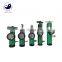 Medical oxygen wall type inhaler regulator with adjustment of flow meter rate