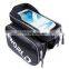 Waterproof Bicycle Phone Mount Bag Unisex Cycling Top Tube Frame Bag