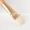Private Label Skin Care Soft Synthetic Hair Wood Handle Facial Mask Brush Wood Mask Brushes
