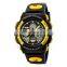 Promotional sports digital kids watch brand Skmei1163 multicolor 50m waterproof wristwatch for children