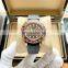 Top 1:1 Men's 316L Stainless Steel Rainbow Diamond Infinity Loop Bezel Luxury Waterproof Custom Logo Mechanical Watch