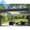 Custom High Quality Outdoor Electric Roof Shutter Pergola With Retractable Canopy