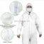 Wholesale disposable hazmat suit sms ppe set disposable suit Isolation Gown coveralls