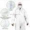 Hot Sale Cheap Safeguard Waterproof Disposable  type 56 Coverall Microporous With Hood workers coveralls manufacturers