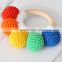 Best Price Montessori Colorful Crochet Rattle, Rainbow Amigurumi Rattle Handmade Kid's Toy Vietnam Supplier Cheap Wholesale