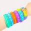 Decompression Push Pop Bubble Silicone Bracelet Squeeze Fidget Sensory Toys