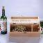 wooden wine gift box , wine bottle gift box with lid