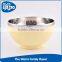 Good selling plastic PP and stainless steel double design cheap soup bowl