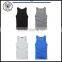 Wholesale 100% Cotton Plain Colorful Gym Singlets for Men