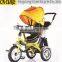 Parent push baby tricycle ,aluminum baby stroller 4 in 1