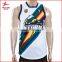 Custom Sublimation printing singlet rugby sleeveless jersey wholesales