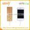 2016 Newest ultra thin customized design logo 4000mah portable natural wooden power bank
