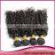 Wholesale price 7a russian unprocessed virgin hair extensions with deep wave