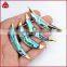 Fashion moon shape abalone shell pendant jewelry