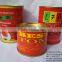 Canned tomato paste 210g with brix 28-30% easy open