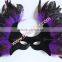 New Products 2016 Big Beautiful Design Party Cock Feather Mask For Halloween Supplies