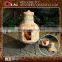 customized size bbq antique terracotta clay pizza oven