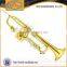 Intermediate grade trumpet Bb gold lacquer