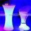 rechargealble led table stand led furniture table with led table with led lighted