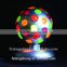 6'' plastic rotating disco ball Halogen decor changing color LED party decor light
