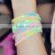 100pcs Top Design Mixed Silicone Bracelets For Women