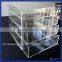 Yageli pop style Acrylic makeup storage drawers with custom style & Clear / White color choice