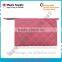 Pink Quilted Toiltery Bag with Mirror