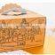 Wholesale cheap price brown kraft paper cake box