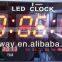 High quality 4" led digital wall clock,countup/down timer,school clock,hospital clock,army clock,offic clock,hotel clock,