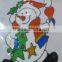 Promotional christmas Santa Claus Window Sticker /door sticker